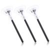 FRCOLOR 3pcs Fan Shaped Eyebrow Lash Brushes Precision Mascara Eyelash Extension Tools for Gentle Grooming for Eye Makeup Application and Lash Separation view 1
