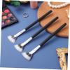 FRCOLOR 3pcs Fan Shaped Eyebrow Lash Brushes Precision Mascara Eyelash Extension Tools for Gentle Grooming for Eye Makeup Application and Lash Separation view 4