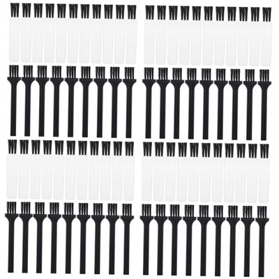 HAPINARY 120pcs Beard Brush for Men Razor Cleaner Multipurpose Plastic Brush Spoon Portable