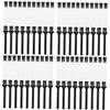 HAPINARY 120pcs Beard Brush for Men Razor Cleaner Multipurpose Plastic Brush Spoon Portable view 1