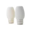 Beatifufu 2pcs Silicone Travel Bottle Refillable Leakproof Toiletries Container Each for Shampoo Lotion and Cosmetics Portable Lightweight Design for Travel and Outdoor Activities view 1