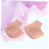Beatifufu 1pair Silicone Gel Heel Protector Socks for Heel Breathable Foot Care Sleeves Skin view 2