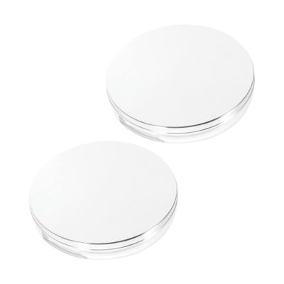 Baluue 2sets Elegant Loose Powder Box Powder Puff of Refillable Mesh Containers for Makeup Travel-friendly Design Material for Talcum and Foundation Use