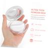 Baluue 2sets Elegant Loose Powder Box Powder Puff of Refillable Mesh Containers for Makeup Travel-friendly Design Material for Talcum and Foundation Use view 4