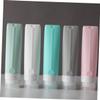 Baluue 4pcs Silicone Travel Bottles Empty Cosmetic Containers Pump Reusable Liquid Dispensers for Travel view 2