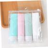 Baluue 4pcs Silicone Travel Bottles Empty Cosmetic Containers Pump Reusable Liquid Dispensers for Travel view 3