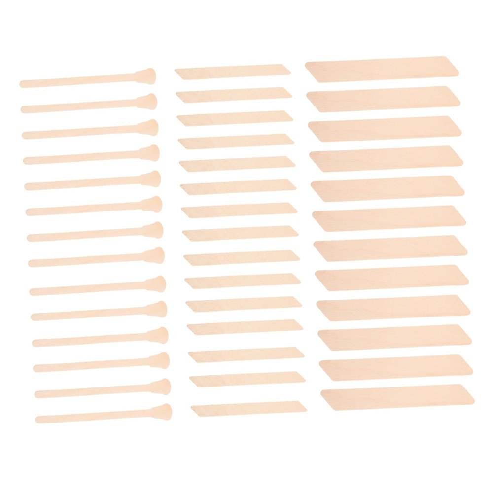 NOLITOY 150pcs Wax Sticks Irregular Shape Body Waxing Strip for Women Hair Wax Stick