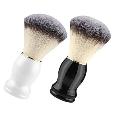 Didiseaon 2pcs Men's Shaving Kit Soft Mustache Shaving Brush Barbershop Haircutting Cleaning Brush Shave Barber Tools