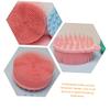 Outanaya Bath Brush Dual-Sided Silicone Body Scrubber for Gentle Cleaning and Massaging for Boy Girl and Boys and Girls for Bath and Cradle Cap Care view 2