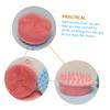 Outanaya Bath Brush Dual-Sided Silicone Body Scrubber for Gentle Cleaning and Massaging for Boy Girl and Boys and Girls for Bath and Cradle Cap Care view 4
