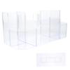 SOESFOUFU Punch-free Cosmetic Box Adhesive Makeup Storage Wall-mounted Toiletry Organizer view 1
