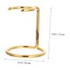 IWOWHERO Shaving Brush Rack Metal Razor Holder Brush Holder Barber Shaving Brush Stand Men's Shaving Tool view 3