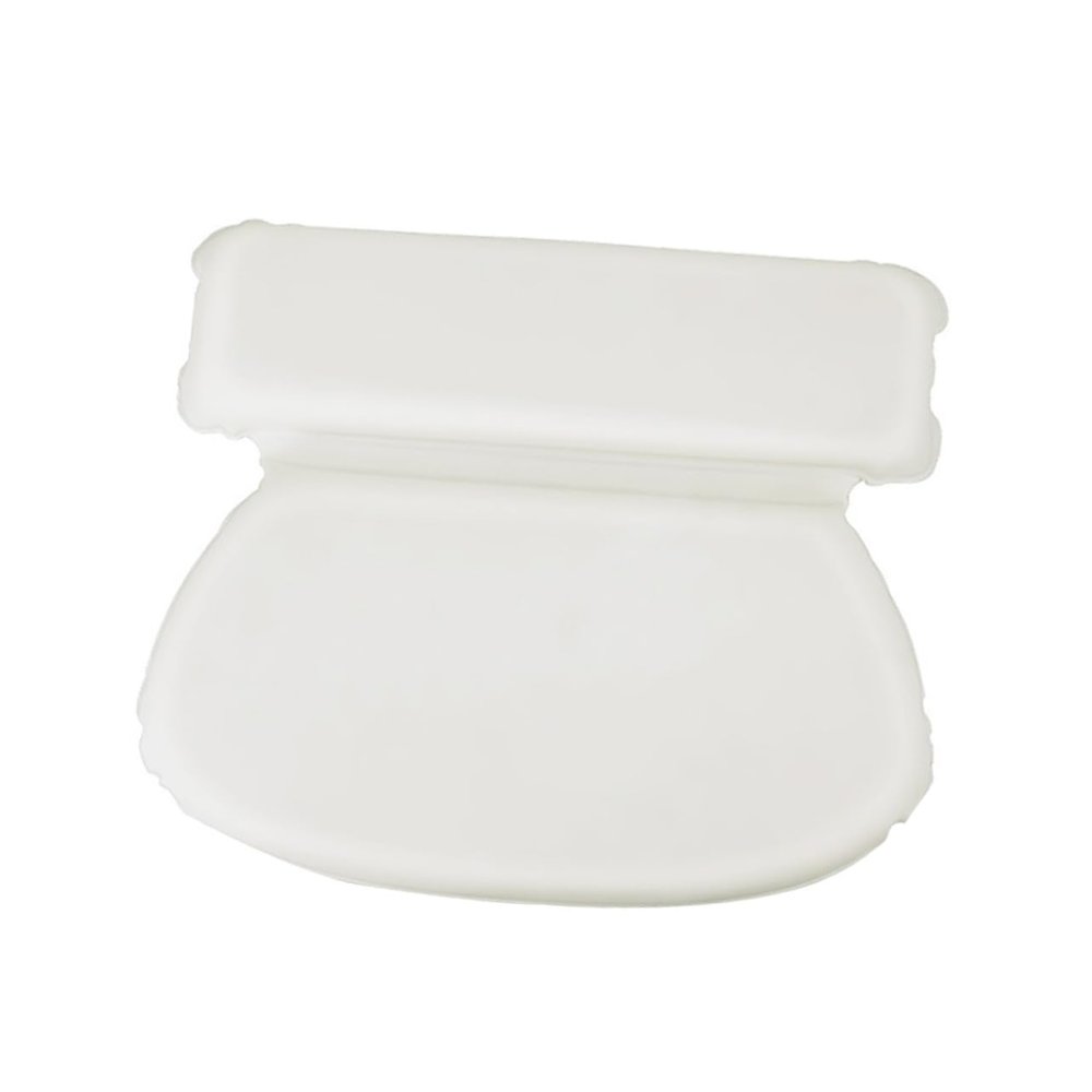 Beatifufu Sponge Round Suction Bathtub Pillow Adsorptive Bath Pillow Spa Headrest for Bathtub Bath Cushion