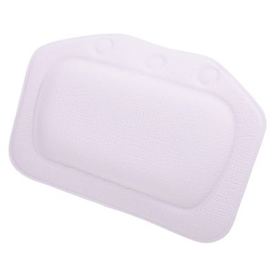 Baluue 1pc Bath Pillow for Bathtub Spa Breathable Headrest Strong Cups Comfortable Neck Support for Relaxing Bath