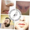 SOESFOUFU 4pcs Precision Nose Hair Trimmer Set Beard Scissors Stainless Steel Scissors for Men Women Portable Beauty Grooming Kit for Barber Shops Home Use view 3