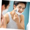 FRCOLOR 1set Long Handle Hair Remover Shaver Safety Razor for Men Grooming Butterfly Open for Face and Beard view 3