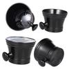 FOMIYES Shaving Bowl for Men Stylish Shaving Soap Cup Black Plastic Comfortable to Hold Handle view 1