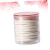 Beatifufu Natural Loofah Makeup Remover Pads 6.5cm Diameter 10pcs/can Facial Cleansing Mats Makeup Wipes Remover Face Wash Cosmetics m view 2