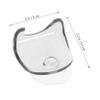 PAMINGONO 2pcs Suction Cup Razor Rack Shower Organizer for Shaving Tools Easy Install Wall Holder Durable Plastic Gray for Bathroom and Salon Storage view 2