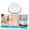 PAMINGONO 2pcs Suction Cup Razor Rack Shower Organizer for Shaving Tools Easy Install Wall Holder Durable Plastic Gray for Bathroom and Salon Storage view 4