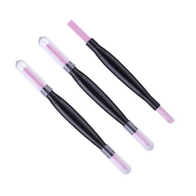 SKISUNO 3pcs Double-end Nail Grinding Pen Set Multifunctional Cuticle Remover and Skin Exfoliating Tool for Manicure and Pedicure Lightweight and Portable Nail Art Accessory for Women and