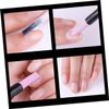 SKISUNO 3pcs Double-end Nail Grinding Pen Set Multifunctional Cuticle Remover and Skin Exfoliating Tool for Manicure and Pedicure Lightweight and Portable Nail Art Accessory for Women and view 2