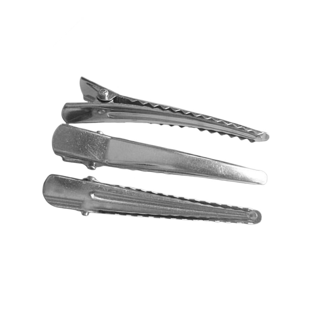 MERRYHAPY 100pcs Metal Duckbill Alligator Clips for Girls Versatile Hair Accessories for Styling Weddings and Parties Smooth Surface Hairpins for Women and Boy Girl
