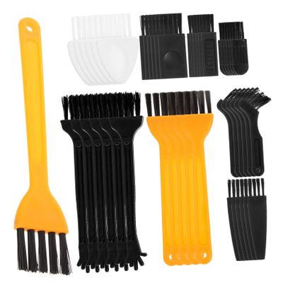 FRCOLOR 48pcs Cleaning Brushes for Electric Shavers and Trimmers Design for Keyboard Fans and Car Dashboard Maintenance Versatile Small Accessories