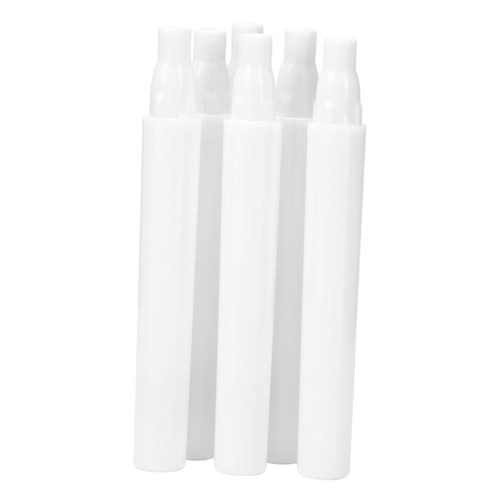 HONMEET 6pcs Portable Silicone Lip Brushes Lipstick and Lip Balm Applicators with Lid for Makeup Enthusiasts and Beginners Versatile for and Eyeshadow Use