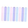 FOMIYES 9pcs Silicone Lip Brush Set Lip Makeup Brushes Cap Soft Applicators for Blending Concealing view 1