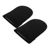 Didiseaon 1pair Self Tanning Glove Applicator for Even Lotion Application Soft Material for Body Fabric Self Use Reduces Product Waste Black Design view 1