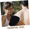 Didiseaon 1pair Self Tanning Glove Applicator for Even Lotion Application Soft Material for Body Fabric Self Use Reduces Product Waste Black Design view 3