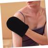 Didiseaon 1pair Self Tanning Glove Applicator for Even Lotion Application Soft Material for Body Fabric Self Use Reduces Product Waste Black Design view 4