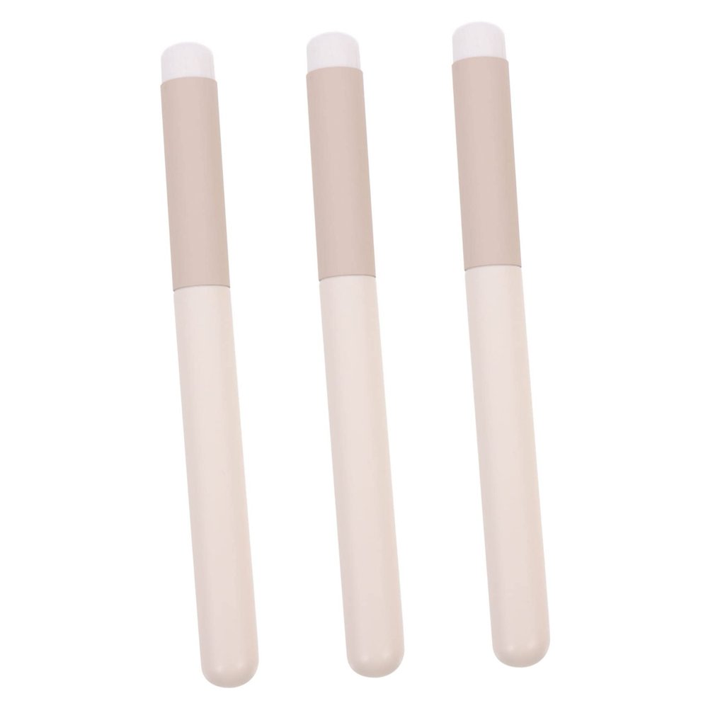 Baluue 3pcs Lip Brush Handle Lipstick Brushes for Precise Application Concealer Tool for Makeup
