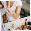 Baluue 4pcs Makeup Rounds Soft Cleaning Pads Portable Dry Makeup Powder Puff for Face for Beauty Use Random Style view 2
