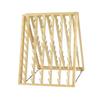 FOMIYES Wall-mounted Wooden Hair Braiding Rack Durable Hair Extension Holder for Stylists and Home Use Elegant Organizer for Supplies and Threads for Salons and Braiding Stations view 1
