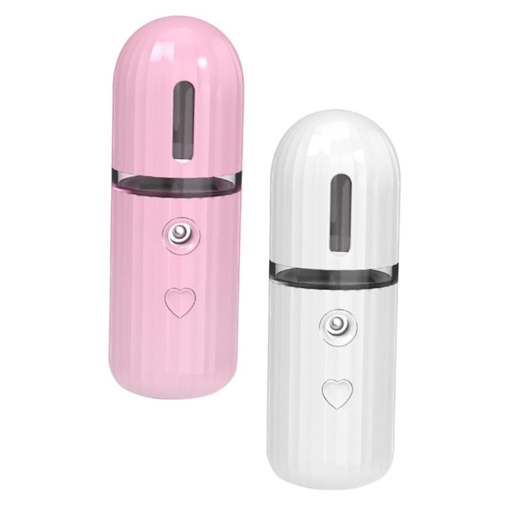 Baluue 2pcs Portable Facial Mister Nano Mist Spray for Face Toner Spray for Face Hydrating Mist Sprayer