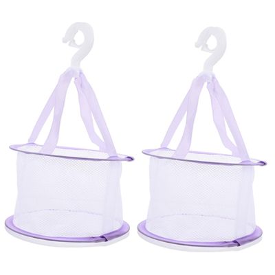 Beatifufu 2pcs Dryer for Makeup Sponge Drying Hanger Brush Drying Mesh Basket Brush Cleaner