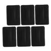 NOLITOY 6pcs Face Powder Makeup Puff for Loose Powder Makeup Pad Soft Pu Leather and Black view 1