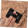 NOLITOY 6pcs Face Powder Makeup Puff for Loose Powder Makeup Pad Soft Pu Leather and Black view 3