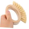 NOLITOY Salon Beard Brush Ergonomic Design for Easy Grooming and Cleaning Neck Duster Brush for Barbers and Men Shaving Needs Multi-functional Hair Cutting Tool view 3