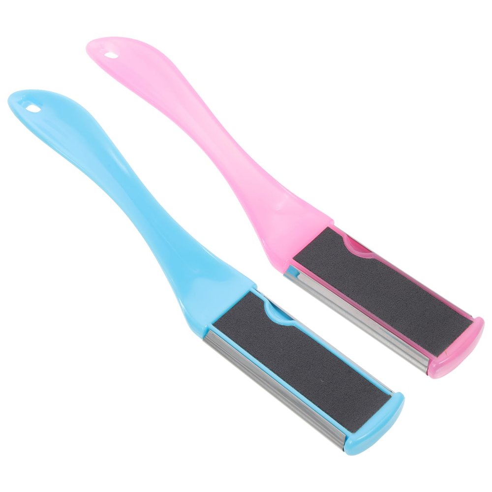 MERRYHAPY 2pcs Foot File Dead Skin Remover Double Sided Foot Grinding Tool for Women Ladies