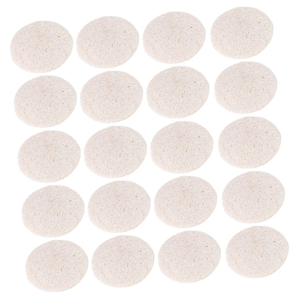 ORFOFE 40pcs Loofah Absorbing Tool Face Cleaning Oil Dry Absorbent Oil Blotting Sheets for Face