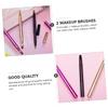 Baluue 2pcs Double-ended Makeup Brush Lip Brush Eyeliner Dual Purpose Cosmetics Material Retractable Design Easy to Clean view 3