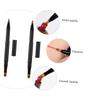 Baluue 2pcs Double-ended Makeup Brush Lip Brush Eyeliner Dual Purpose Cosmetics Material Retractable Design Easy to Clean view 4