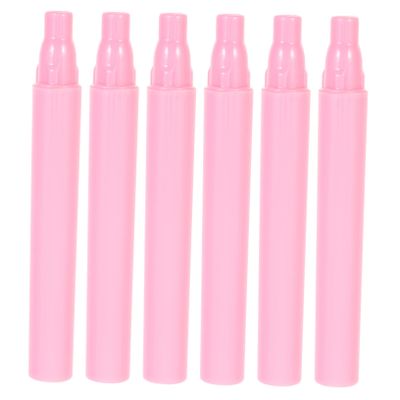 Baluue 6pcs Silicone Lip Brush Applicator for Lip Gloss Lipstick Makeup Travel-friendly Stylish Design for Professional Home Use