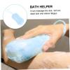 WOONEKY 1pc Silicone Bath Brush Multi-Functional Exfoliating Sponge for Home Bathing Easy to Use Hanging Rope for Relaxing Shower Experience view 3
