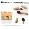 Anneome 4pcs Wooden Pig Bristles Nail Cleaning Brush Set Multi-Purpose Handwashing and Finger Scrubbing Tool for Manicures view 3