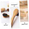 Anneome 4pcs Wooden Pig Bristles Nail Cleaning Brush Set Multi-Purpose Handwashing and Finger Scrubbing Tool for Manicures view 4
