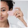 Anneome Jade Gua Board Scraping Tool for Facial Body Massage Natural Jade Scraping Plate for Enhanced Circulation Portable Massage Tool for Home Travel view 3